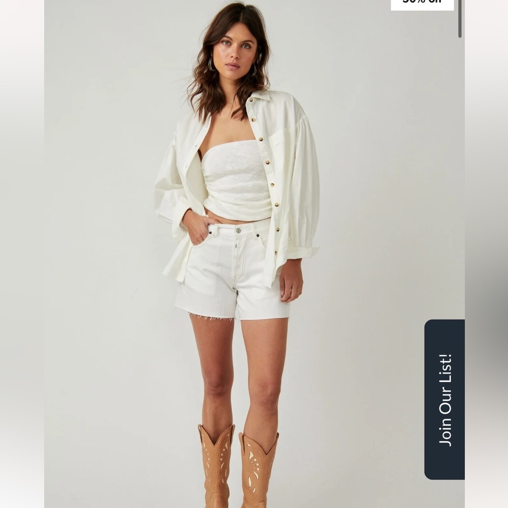 Free People Ivy Mid Rise Shorts